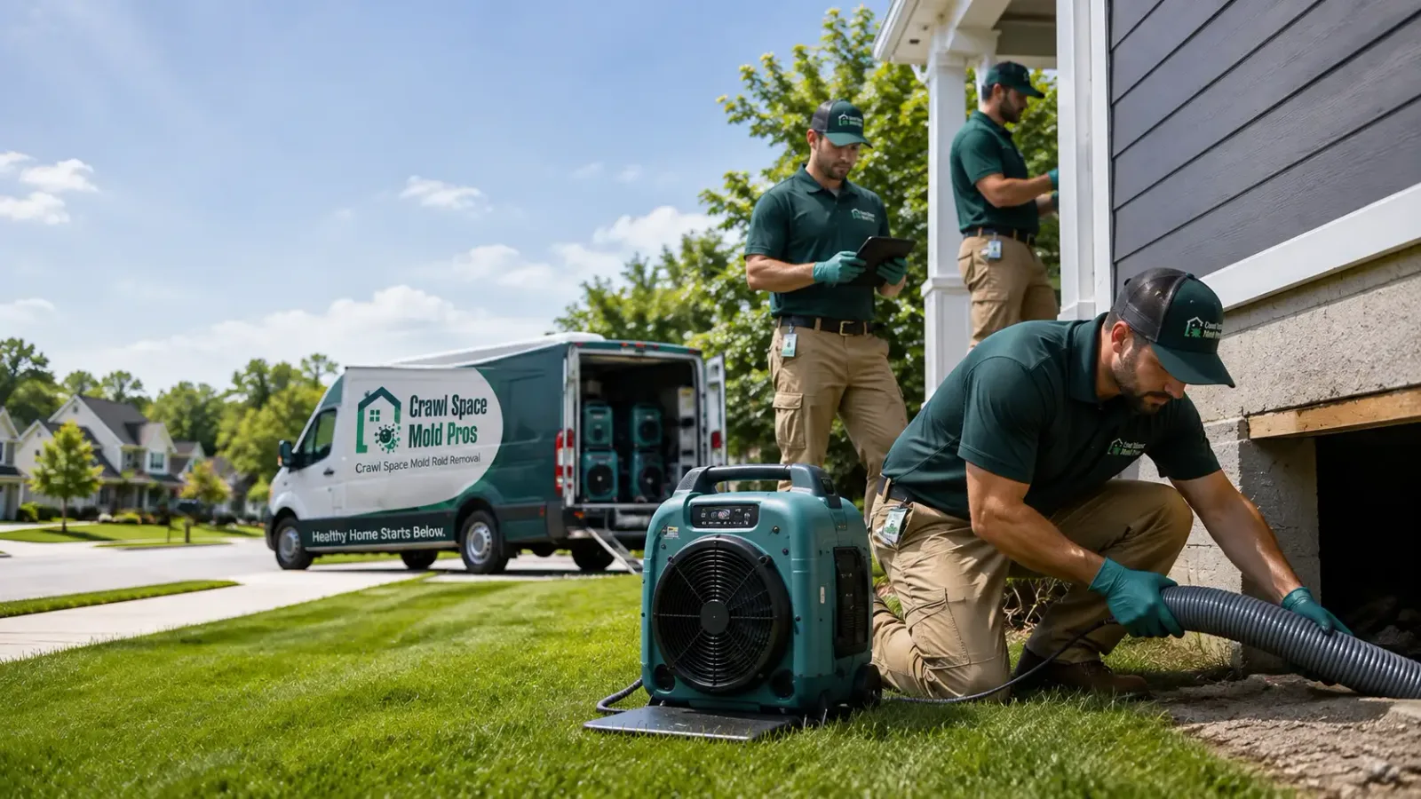 Crawl Space Mold Removal in Millington, MI